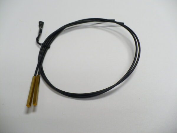 A black Oval Aperture Fiber Cable Pair