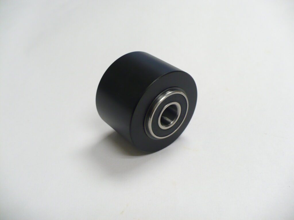 Black Pulley Idler Flat With Bearings part