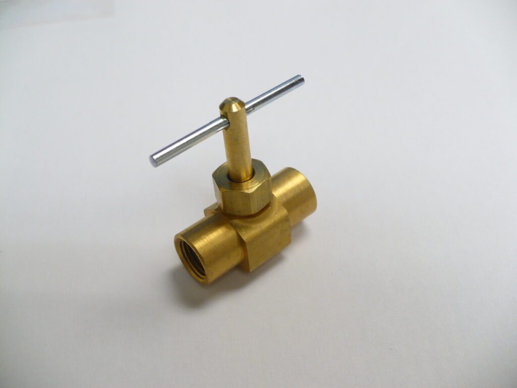 Valve Petcock NPT on a white surface