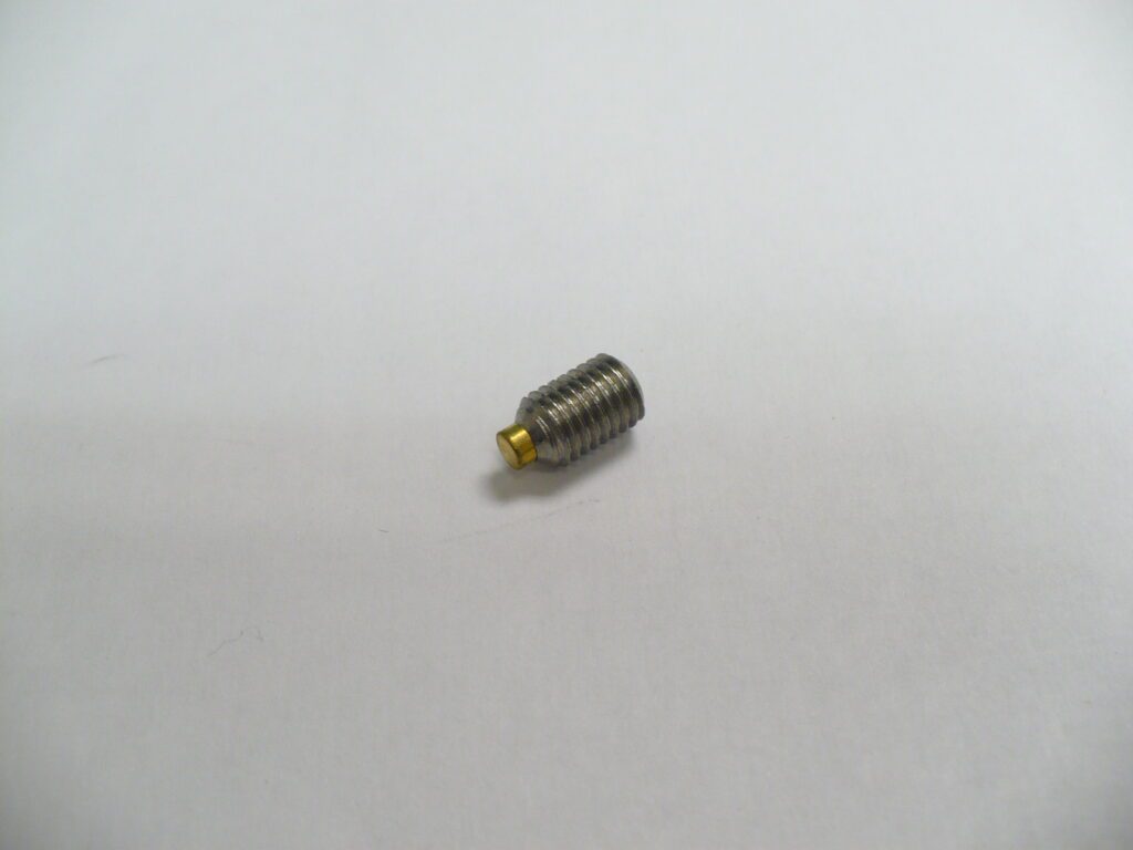 Screw Set Brass Tip SS on a white surface