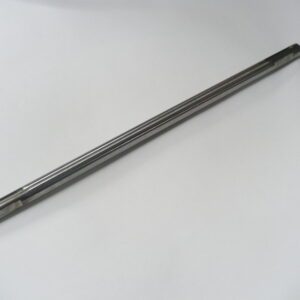 Chrome cylindrical shaft with longitudinal grooves
